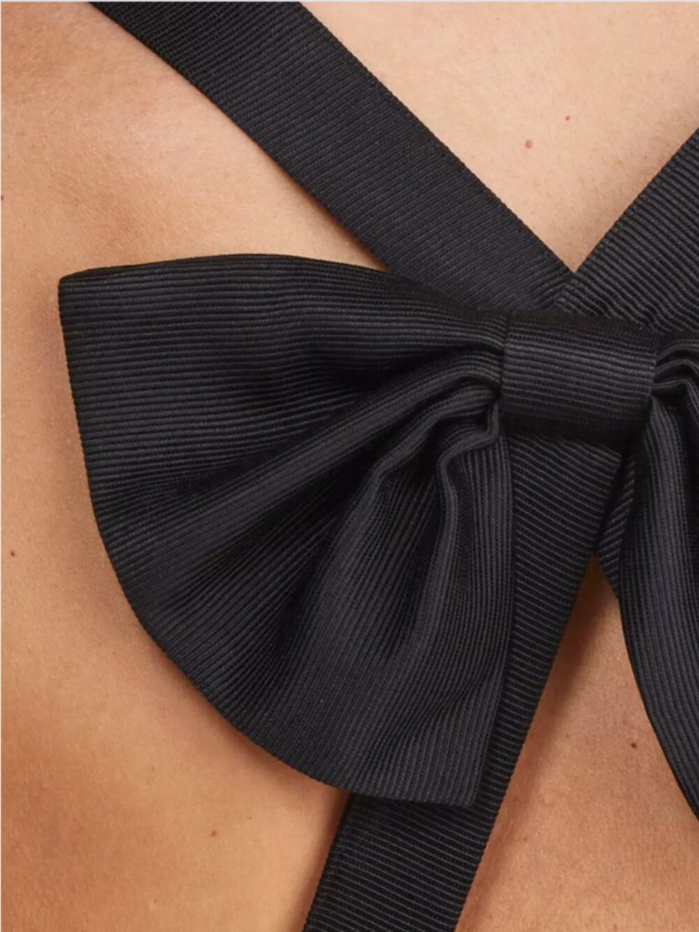 Vineyard Vines Black Bow Back Fit & Flare Silk Dress Wedding Guest Party 14 NWT - Picture 8 of 14